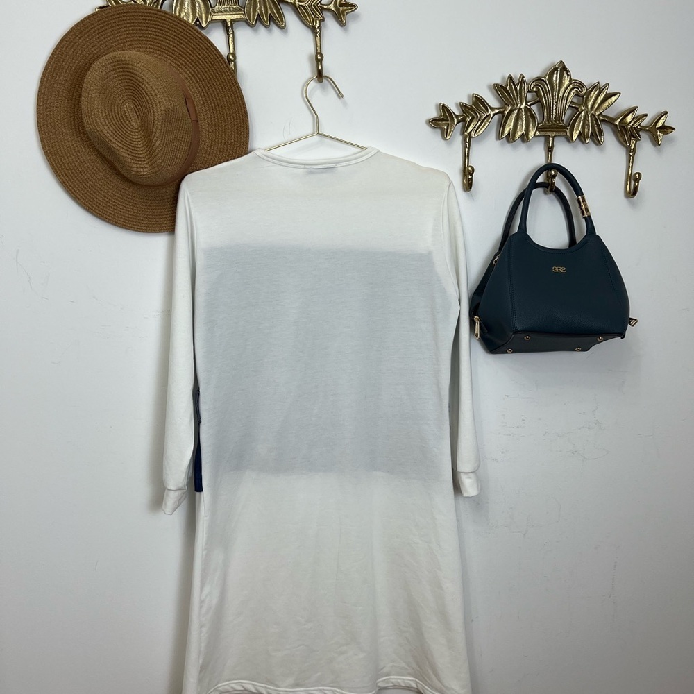🆕Funky sport/denim dress L ptp 21” - Picture 5 of 6